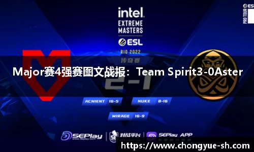 Major赛4强赛图文战报：Team Spirit3-0Aster
